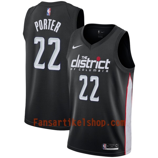 Washington Wizards Trikot Otto Porter  22 2018-19 Nike City Edition Schwarz Swingman - Herren